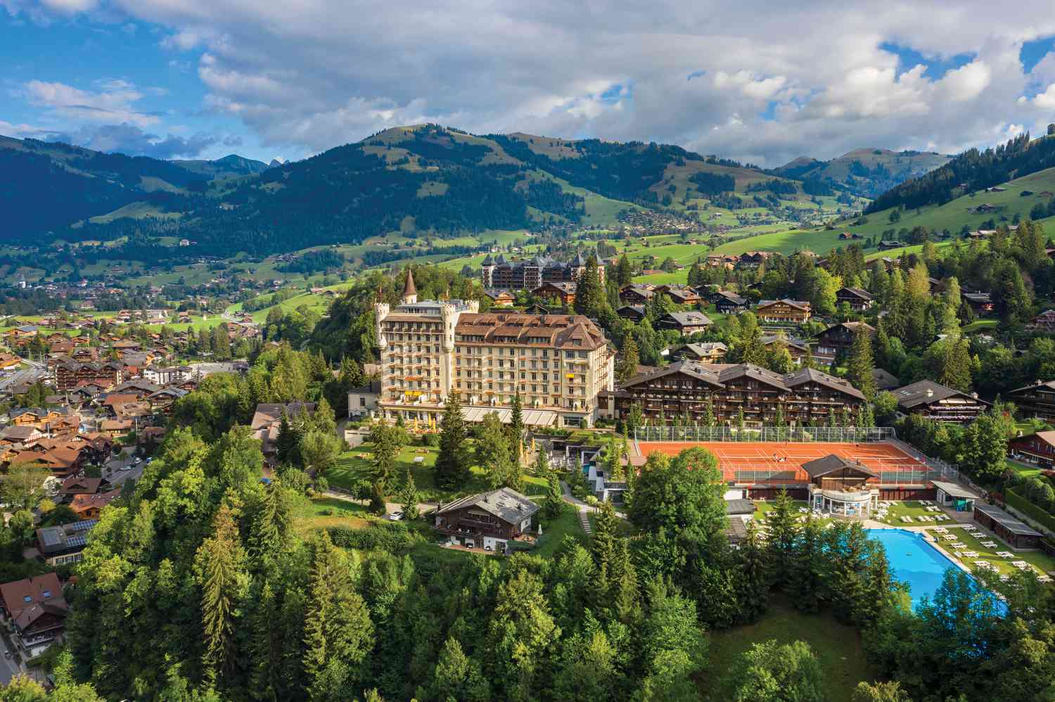 Celebrities Have Flocked to This Citadel-style Resort within the Swiss Alps for Extra Than 100 Years