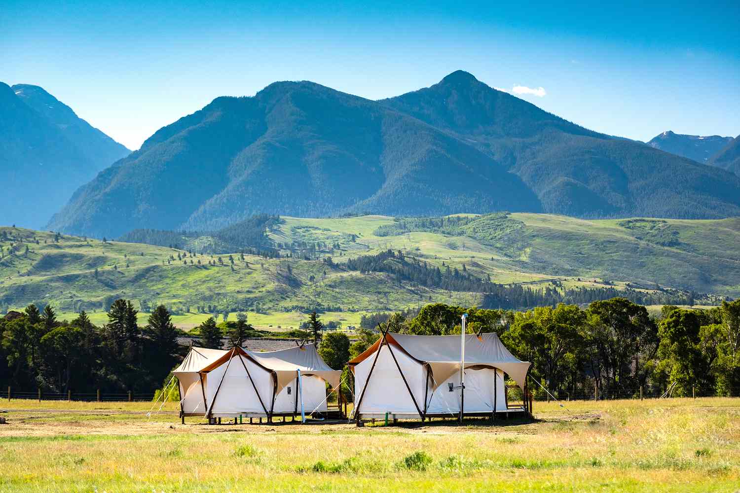 This New Glamping Hotel Simply Opened Up in Heaven Valley, Montana– and You Can Take a River Drift Right From the Resort